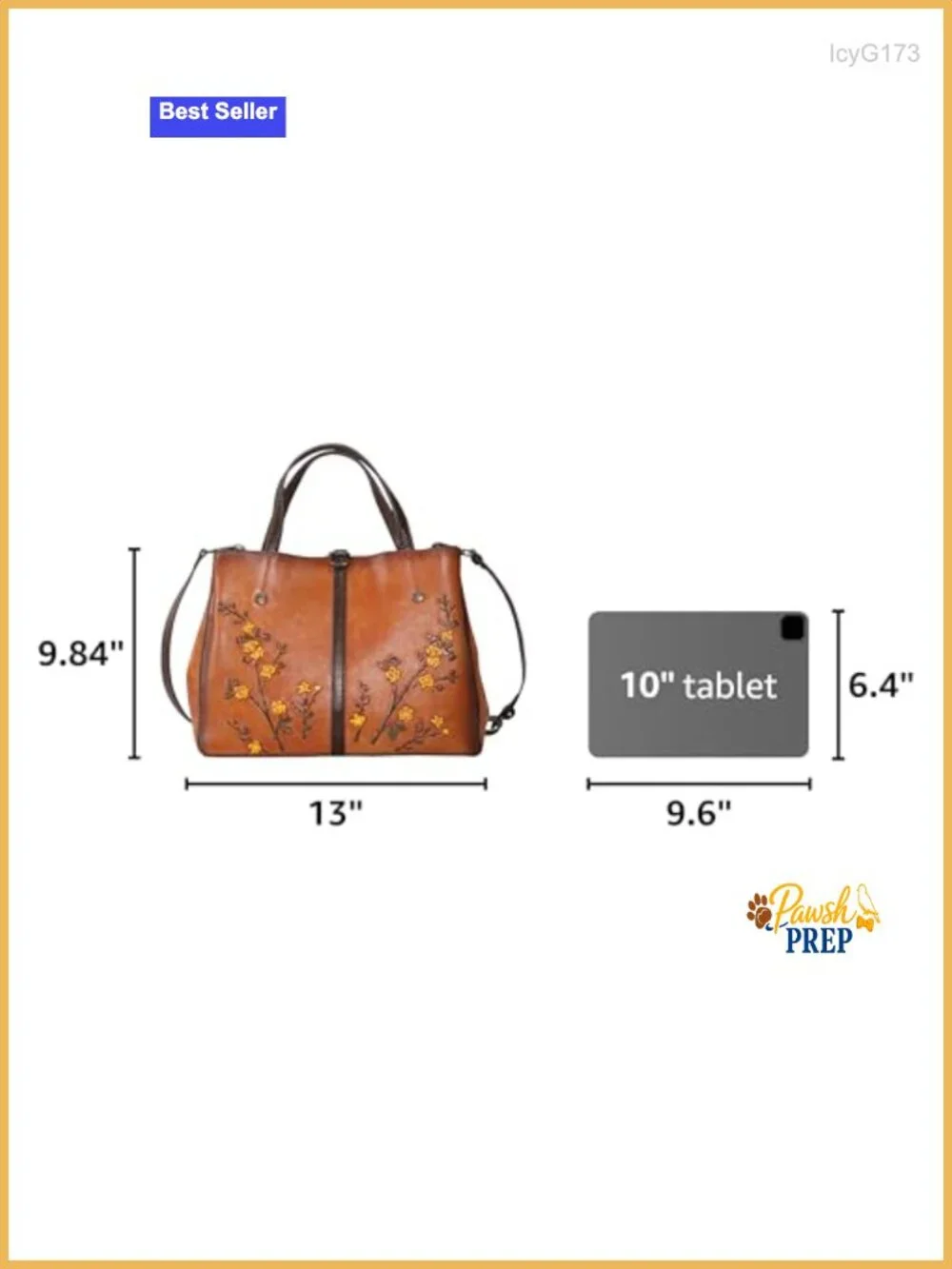 Genuine Leather Satchel Handbag Women Crossbody Purse Vintage Embossed Top